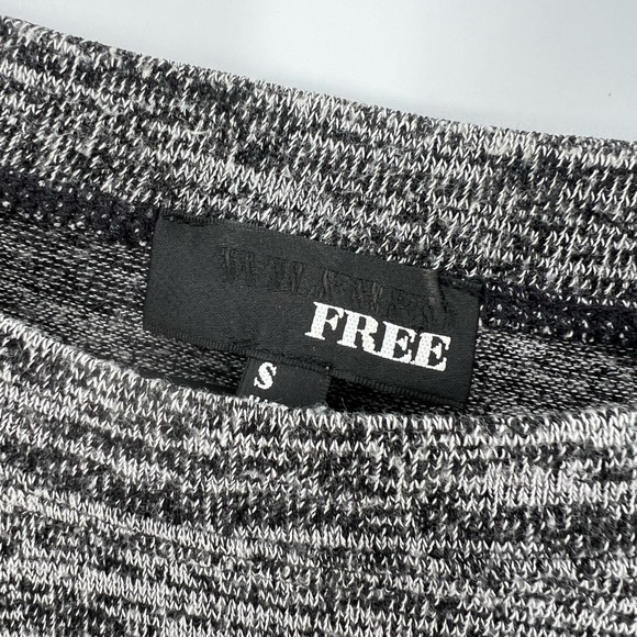 Wilfred Free Space Dye Boxy Oversized Semi Cropped Slouchy Sweater Tee - Picture 5 of 7